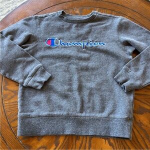Champion Heather Gray Crew Neck Sweatshirt